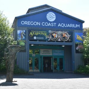 Oregon Coast aquarium entrance